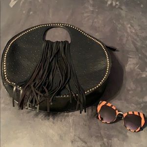 Unique Fun Fringed Round Hand Bag